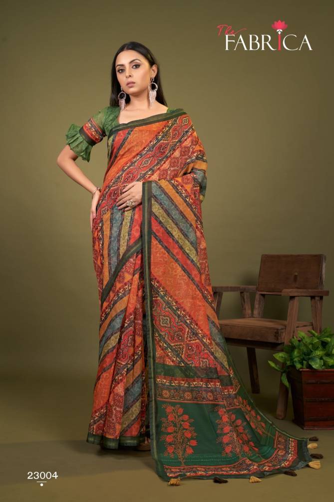 STELVIN Stelvin By The Fabrica Printed Cotton Sarees Catalog